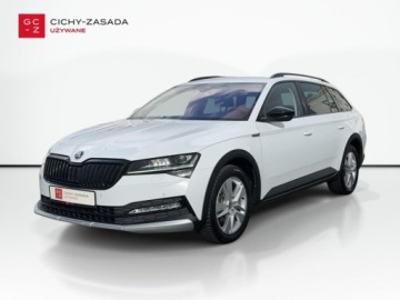 Skoda Superb III Scout 2.0 TDI SCR 200KM 2022 Skoda Superb 2.0 TDI 200KM DSG SCOUT 4X4 FV23 HAK Matrix 2.0 Diesel