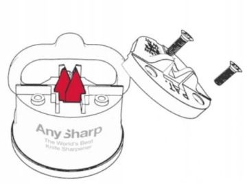 Сменные пластины для заточки Any Sharp Оригинал 2 шт.