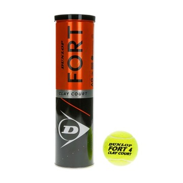 Piłka tenisowa Dunlop FORT CLAY COURT 4 szt.