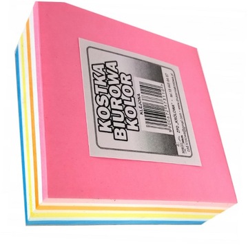 73110 KOSTKA BIUROWA KOLOROWA KLEJONA