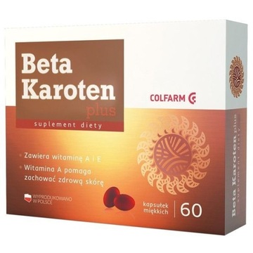 Beta Karoten 60 kaps. Colfarm