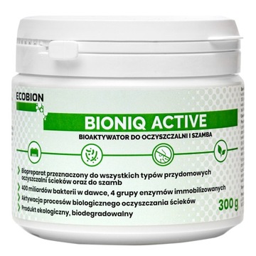 BIONIQ ACTIVE Starter do oczyszczalni ścieków 300g