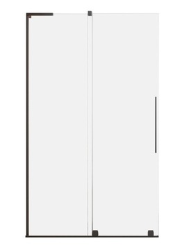 Kabina walk-in Furo SL GunMetal 100 LEWA RADAWAY