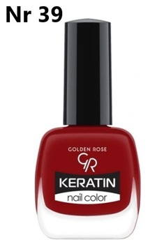 Lakier do paznokci keratyna Golden Rose Keratin 39