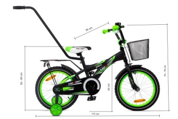 BMX BIKE 16 ДЛЯ МАЛЬЧИКОВ Велосипед MEXLLER 4-7 лет