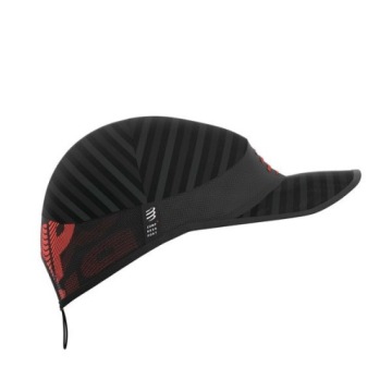 Кепка COMPRESSPORT с козырьком PRO RACING CAP черная