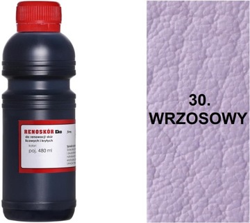 WRZOSOWA 30 FARBA RENOSKÓR 480 ml DO RĘCZNEGO MALOWANIA OBUWIA SKÓRY G12-85