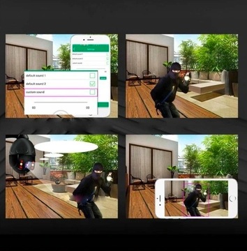 НАРУЖНАЯ ВРАЩАЮЩАЯСЯ КАМЕРА WiFi 5x ZOOM 8MPx 4K