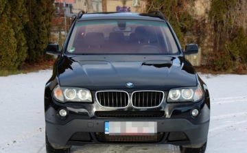 BMW X3 E83 xDrive18d 143KM 2009 BMW X3 Zarejestrowany 4x4 Bezwypadkowy 2.0 Diesel 143KM, zdjęcie 3