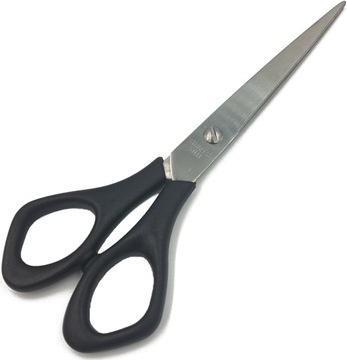 Nożyczki nożyce krawieckie tradycyjne uniwersalne duże 15cm czarna rączka