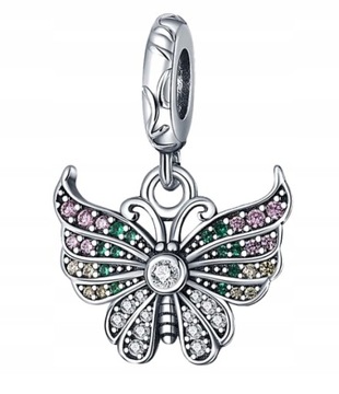 CHARMS ZAWIESZKA BIŻUTERIA MOTYL MOTYLEK model 13