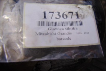 MITSUBISHI GRANDIS 2.4 16V HLAVA MOTORU