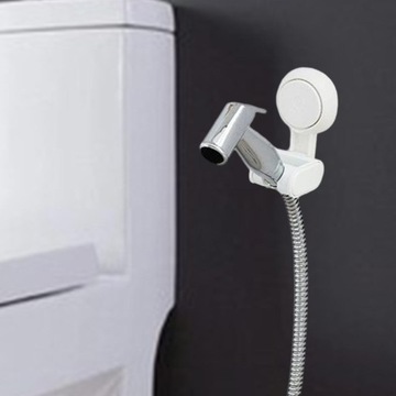 Держатель душевой лейки с присоской Держатель душевой лейки Возможен настенный монтаж