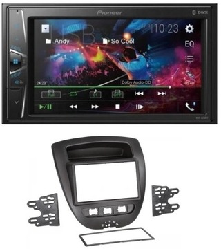 RADIO PEUGEOT 107 PIONEER DMH-G220BT 2DIN