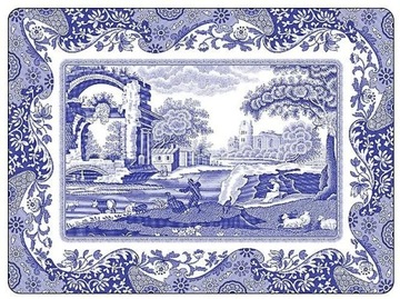 Podkładka korkowa podkładki korkowe na stół średnie 6 szt. Pimpernel blue
