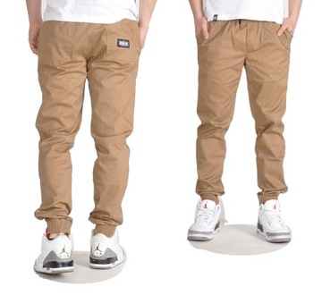 Spodnie 4XL Bossline Cut Jogger Karmelowe joggery