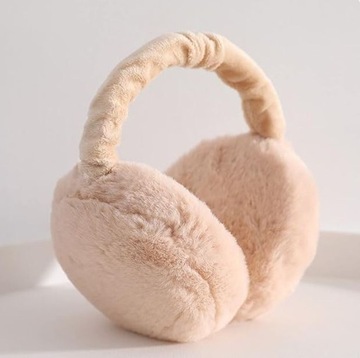 ЖЕНСКИЕ ЗИМНИЕ УШИ, УТЕПЛЕННЫЕ, ПЛЮШЕВЫЕ, ТЕПЛЫЕ, СКЛАДНАЯ МЕХОВАЯ ПОВЯЗКА НА ГОЛОВЬ.
