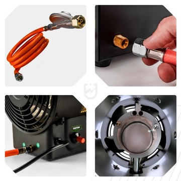 ГАЗОВЫЙ НАГРЕВАТЕЛЬ ДЛЯ БАЛЛОНА СПГ 15 КВТ ГАЗОВАЯ ПЛИТА МОЩНОСТЬЮ 15 000 ВТ РЕДУКТОР ШЛАНГА