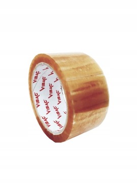 Taśma pakowa KAUCZUK Vibac przezroczysta MOCNA szer. 48 mm dł. 60 m 18szt.