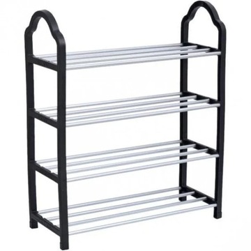 ШКАФ ДЛЯ ОБУВИ ПОДСТАВКА ПОЛКА МЕТАЛЛ. КНИЖНЫЙ ШКАФ, 4 УРОВНЯ