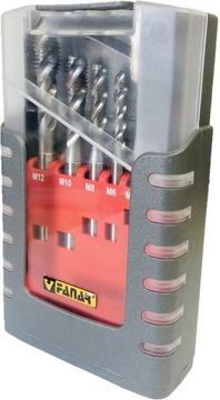 Комплект машинных метчиков FANAR M3-M12 HSSE INOX OPTI Swivel