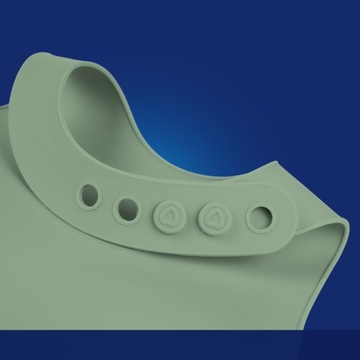 LOVI 51/031 Зеленый силиконовый нагрудник