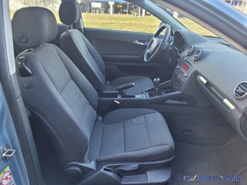 Audi A3 8P Hatchback 3d 1.6 102KM 2007 Audi A3 3-drzwiowe 1.6 MPi nowe opony Serwis Bezwypadkowy 1.6 Benzyna 102KM, zdjęcie 10