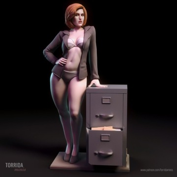 (3DPT) - Дана Скалли - Секретные материалы - Pinup / NSFW