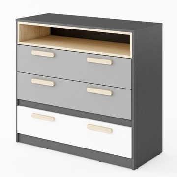 Komoda PO-08 100 cm FUNKCJONALNA / KOLEKCJA POK