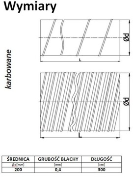 SPIRO FI PIPE 200 ММ ВЕНТИЛЯЦИОННЫЙ КАНАЛ 3 метра СИНИЙ