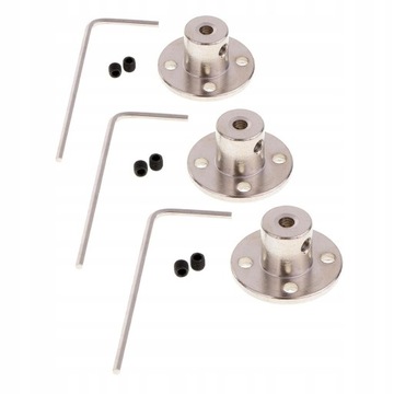 3x 8mm Flange Coupling Rigid Flange Coupling Motor