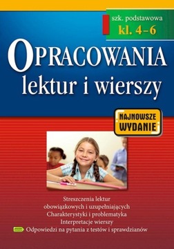 OPRACOWANIA LEKTUR I WIERSZY. SZKOŁA...
