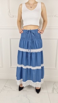 ЖЕНСКАЯ КРУЖЕВНАЯ ЮБКА ДО ЩИЛИЩА – ДЛИННЫЕ Цвета