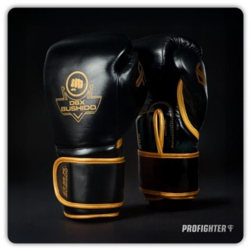 БОКСЕРСКИЕ ПЕРЧАТКИ СПАРРИНГ ТРЕНИРОВОЧНЫЕ КОЖАНЫЕ DBX BUSHIDO 12OZ