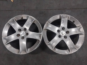 FELGI ALUMINIOWE 2 SZT 5X108 7Jx17 ET48 FI65,1 PEUGEOT 407 COSMOS