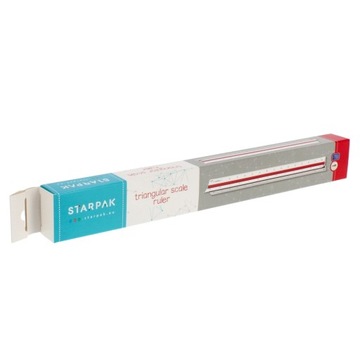 Трехсторонняя масштабная линейка 1: 2,5/5/10/20/50/100