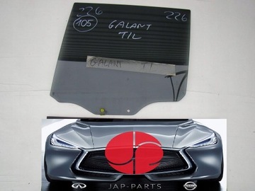 MITSUBISHI GALANT VI SKLO (OKNO) BOČNÍ DVEŘE ZADNÍ LEVÝ
