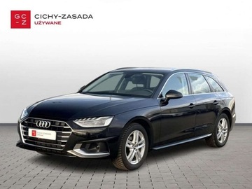 Audi A4 B9 Avant Facelifting 2.0 35 TFSI 150KM 2021 Audi A4 Avant FVmarza skorzana tapicerka kamera cofania ACC od Dealera