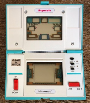 SQUISH Game & Watch NINTENDO игра РЕТРО 1986 Многоэкранная аркадная игра с ЖК-дисплеем