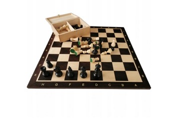 SZACHY TURNIEJOWE Zestaw nr 6 GAMBIT WENGE