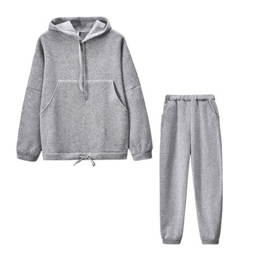 DAMSKI KOMPLET DRESOWY bluza spodnie oversize
