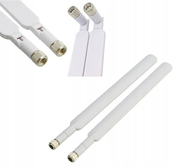 ANTENA WIFI DOOKÓLNA POKOJOWA 2,4GHz RP-SMA 8DBI 19CM 2 ANTENY LTE AK115B