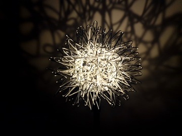 Светодиодный солнечный светильник Dandelion для сада, балкона, солнечный декоративный светильник