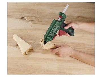 PISTOLET DO KLEJU NA GORĄCO PARKSIDE PHP + STACJA + ZAPAS KLEJU Nowy model