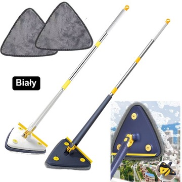 Myjka do Mycia Okien Mop Obrotowy Trojkatny 127cm
