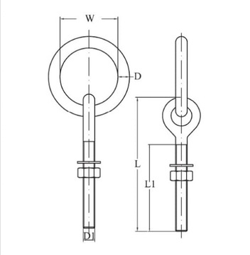 РОМ-БОЛТ С КОЛЕСИКОМ №10 130 ММ