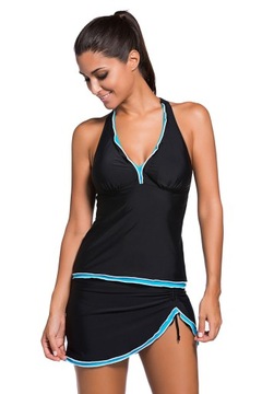 TANKINI STRÓJ KĄPIELOWY Spódniczka Wiązana 2XL/3XL