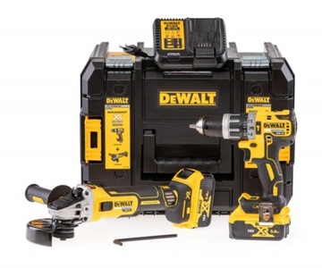 НАБОР КОМБИНИРОВАННОГО ЭЛЕКТРОИНСТРУМЕНТА DeWALT DCK2080P2T -QW DCD796+DCG405 5,0 Ач