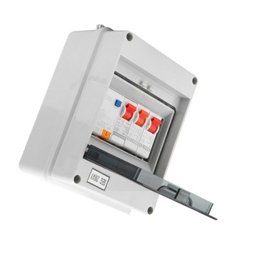 2-сторонний приемный блок для караванов, 40 А, 30 мА, УЗО 2MCB, 6a16A