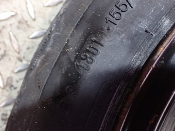 OPEL CORSA C KOLO DOJEZDOVÉ REZERVY 5J 13R ET43 4X100 155/80 R13